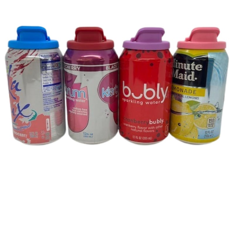 Beverage Buddee Can Cover - Can Cover For Standard Size Soda/Beer/Energy Drink Cans - Made In The USA - BPA-PCB Free - Assort Colors (Plain - 12 Pack) - Image 4